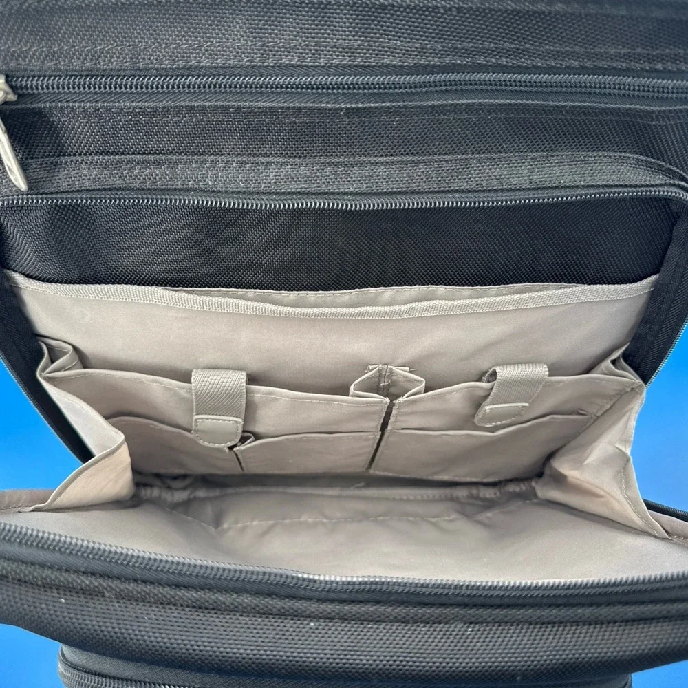 SwissGear Black Computer Backpack Padded Laptop Travel Work Bag
